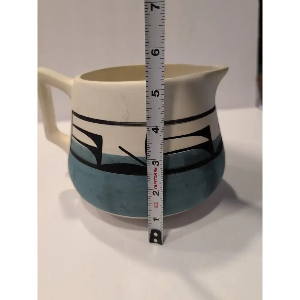 Vintage Ute Mountain Colorado‎ Native American Tribal Pottery Pitcher Signed
